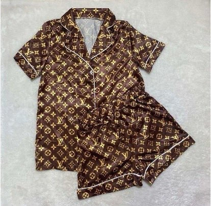 LV Inspired PJ Set