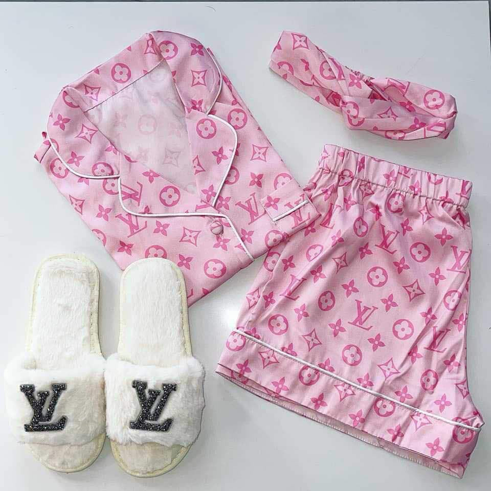 LV Inspired PJ Set