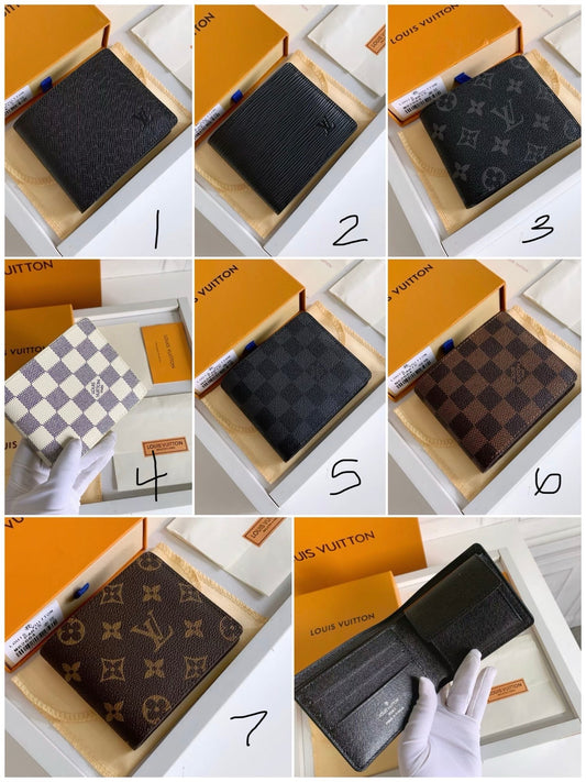 LV Inspired Fold Wallet