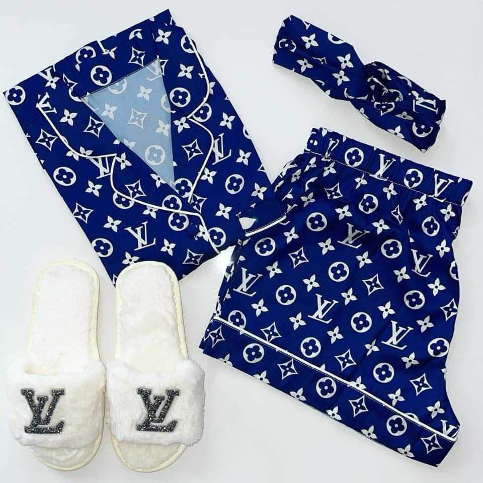 LV Inspired PJ Set