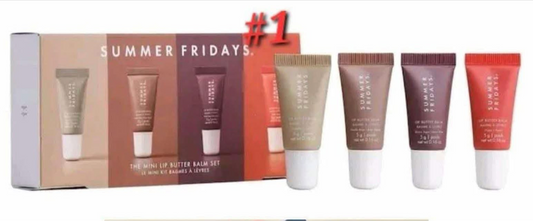 Summer Fridays 4 pc lip balm mini