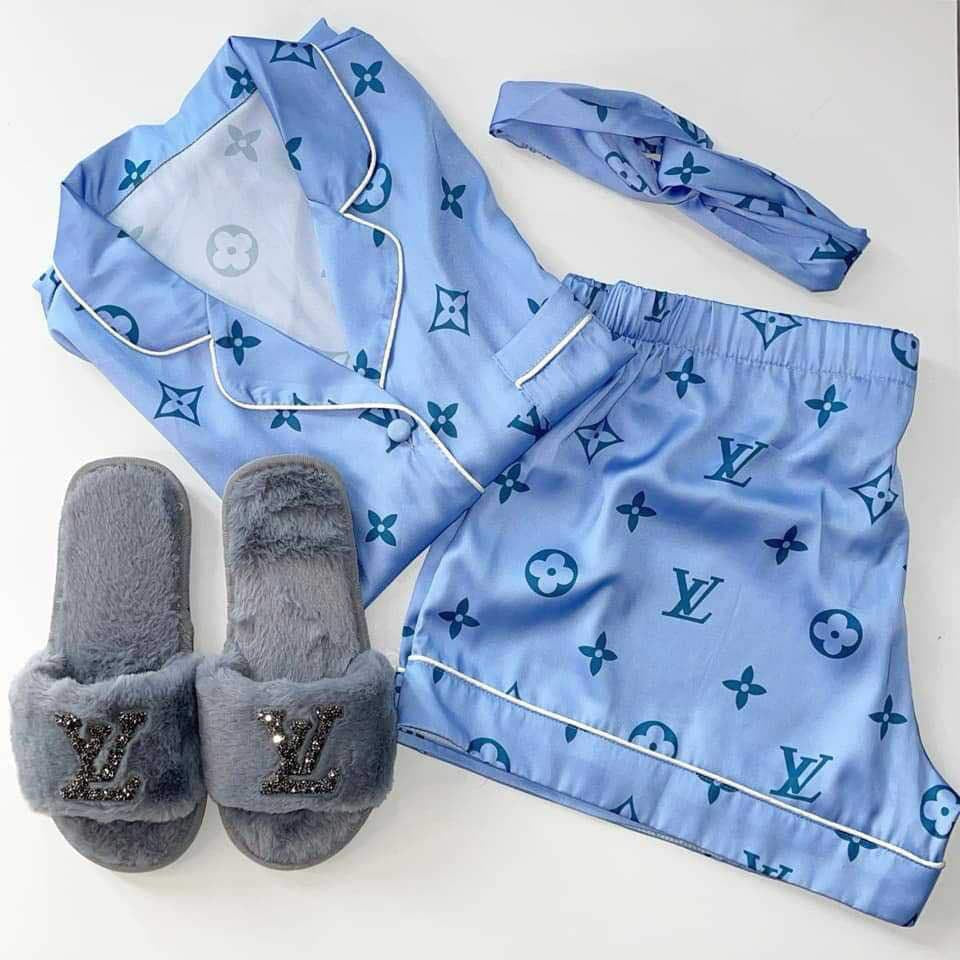 LV Inspired PJ Set